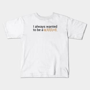 Character class: Warrior (White) Kids T-Shirt